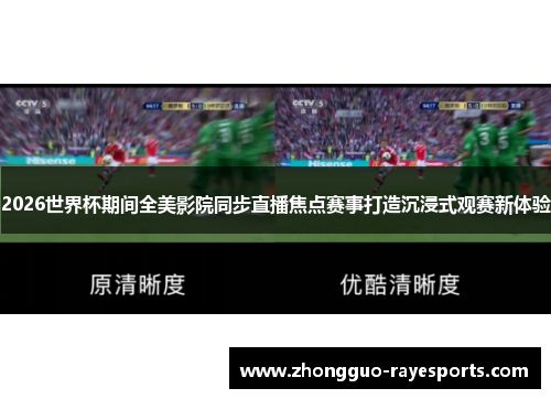2026世界杯期间全美影院同步直播焦点赛事打造沉浸式观赛新体验 2026世界杯期间全美影院同步直播焦点赛事打造沉浸式观赛新体验